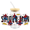 thumbnail image 5 of Pegatinas para tazas de Marvel Spiderman, calcomanías de transferencia impermeables UV DTF de superhéroes, calcomanías para envoltorios de vasos con diseño de Libby Glass de 16 oz, regalos para niños, 5 of 5