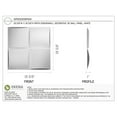 thumbnail image 2 of Ekena Millwork 19 5/8"W x 19 5/8"H Smith EnduraWall Decorative 3D Wall Panel (12-Pack for 32.1 Sq. Ft.), 2 of 12