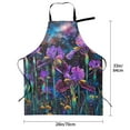 thumbnail image 5 of Picia Starry Night Iris Field Waterproof Apron for Unisex Adult - Adjustable Bib Apron with Pockets, Ideal for Cooking, Gardening, Painting, and Household Chores, 5 of 9