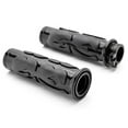 thumbnail image 2 of Krator Motorcycle Hand Grips 1 Inch Handlebar Black Compatible with Honda Shadow Sabre VT VF 700 750 1100, 2 of 4
