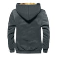 thumbnail image 4 of Chaquetas cargo amousa para hombre con forro polar sherpa, abrigo militar informal de invierno grueso y cálido, 4 of 5