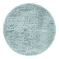thumbnail image 3 of Unique Loom Infinity Shag Collection Area Rug - Jinko (6' 7" Round Slate Blue), 3 of 7