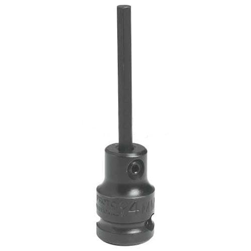 Metric Impact Socket Bits, 3/8 in Drive, 6 mm Tip