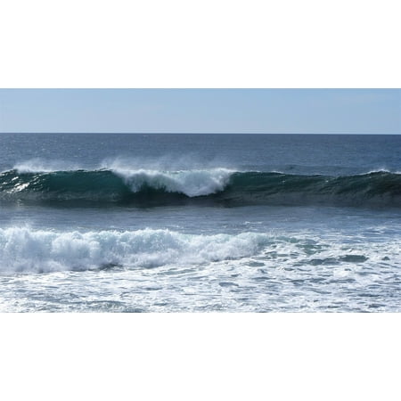 LAMINATED POSTER Waves Billow Branding Coast Golf Sea Foam Beach Poster Print 24 x