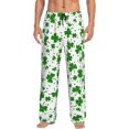 thumbnail image 1 of Fotbe St Patrick's Day4 Pantalones de Pijama para Hombre, Pantalones de Dormir, Pantalones de Casa con Cintura Ajustable y Bolsillos-Large, 1 of 6