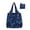 Navy blue bird, variant on AOOOWER Foldable Shopping Bag Reusable Convenient for Groceries Say No to Plastics Bags