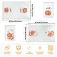 thumbnail image 3 of Rzvnmko 2 PCS Fall Kitchen Towels 18x26 Inch,Fall Decor Hello Pumpkin Fall Decorations for Home Dish Towels Seasonal Thanksgiving Decorations for Home Kitchen Decor Hand Towels, 3 of 10