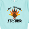 thumbnail image 3 of Inktastic Big Bro Announcement Thanksgiving Brother Toddler Sweatshirt, 3 of 4