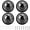 Black, variant on Rupoun 4pcs Dome Simulation Dummy Camera Fake Security Decoy with Flashing Red LED Light for Indoor Outdoor, White