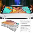 thumbnail image 5 of Windshield Sun Shade Foldable Car Front Window Sunshade For Car Suv Trucks Vans - Best Heat Shield Blocker Visor Cover Blocks Uv Rays And Keeps Your Vehicle Cool-Small, 5 of 5