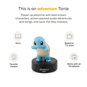 tonies Squirtle Audio Toy Figure by Pokemon, Age Group 5+