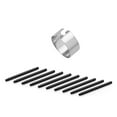thumbnail image 2 of 10 Pack Stylus Pen Nibs Replacement for Bamboo for Intuos Pens for Wacom CTL460 CTH460 CTH461 CTH661 CTH-480 CTH-480S for INTUOS4 Refill (With Removal Ring), 2 of 9