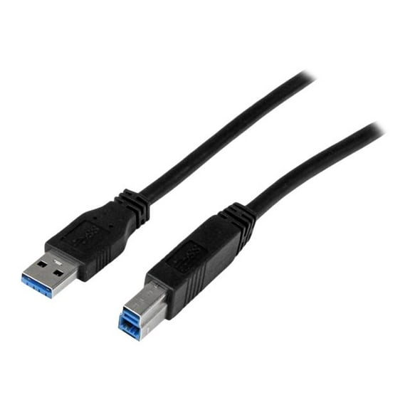 StarTech USB3CAB2M 6.56 ft 2m Certified SuperSpeed USB 3.0 A to B Cable M-M