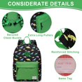 thumbnail image 4 of Mochila VASCHY Dinosaur para niños pequeños con correa para el pecho, 4 of 9