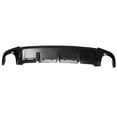thumbnail image 7 of Ikon Motorsports Rear Diffuser Bumper Lip Compatible With 2013-2014 Ford Mustang V6 & GT V6 GT Style Matte Black PP Rear Bumper Lip Spoiler Diffuser W/ V2 Style Shark Fins, 7 of 7