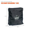 Carry Pouch for Full Respirator Masks, Straps to Attach Around Belt, Cover Flap Closure, 9.5" L x 4" W, 12" H, Ergodyne Arsenal 5183