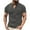 Gray, variant on cfhntfmh Men's Henley Shirts Muscle Short Sleeve Casual Lightweight Slim Fit Basic Button T-Shirt with Pocket Basic Pullover Tees