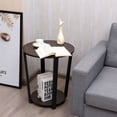 thumbnail image 3 of Costway Set of 2 Industrial End Table Sofa Side Table Nightstand Shelf, 3 of 10
