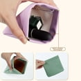 thumbnail image 6 of Magnetic Pouches for Purse Pu Leather Closure Lightweight Cosmetic Organizer Travel Essentials Case Secure Self-sealing Design 4pcs, 6 of 7