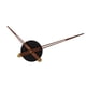 thumbnail image 3 of Kits de mecanismo de movimiento de reloj de bricolaje, piezas de repuesto para reloj de pared de eje largo silencioso Negro, 3 of 9