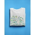 thumbnail image 3 of Mushrooms World Design Sweatshirt Women -Image by Shutterstock, Female x-Large, 3 of 4