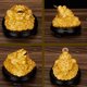 thumbnail image 5 of Oro Feng Shui Chino Decoración Dinero Sapo Moneda Rana Estatuilla - # 6 .5x6cm Oro Sunnimix Decoración de Feng Shui chino, 5 of 5