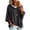 Gray, variant on Pullover Sweaters for Women Oversized Knit Hooded Sweaters Fall Clothes for Women 3/4 Sleeve Fashion Clothing Casual Drawstring Sweater Pullover Red XL