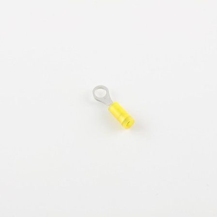 26-24 Ga. Nylon-Insulated Ring Terminals, #4 Stud - (pack of 25)