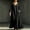 Black, variant on QUNYINEY 3/4 Sleeve Casual Dresses for Women with Pockets Maxi Flowy A Line Dress Vacation Solid Loose Fit V Neck Dresses