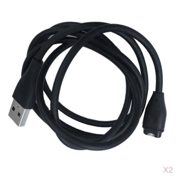 Cargador De Cable De Carga Más Rápido De 2 Piezas Para Garmin Fenix 5 5S 5X Reloj Inteligente