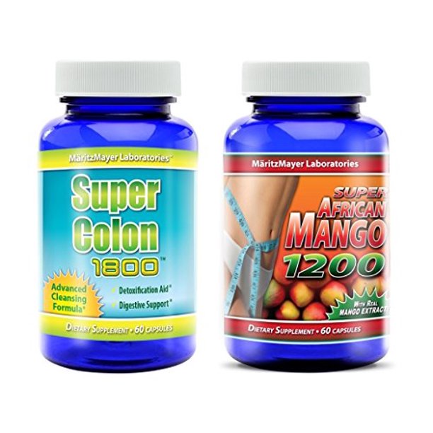 Super Colon 1800 & Super African Mango 1200 Weight Loss Cleanse 1