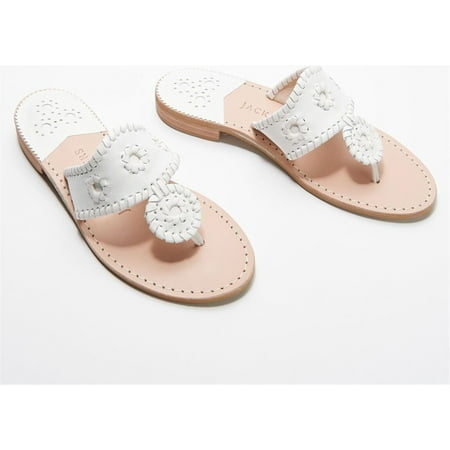 

Jack Rogers Leather Jacks Flat Thong Sandals Women s A394104