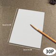 thumbnail image 4 of SURJDE Chinese Blank Xuan Paper Raw, Calligraphy Brush Ink Writing Sumi Rice Paper without Grids, White Sheng Xuan Paper for Beginner & Intermediate Practice Painting Techniques (30Pcs), 4 of 7
