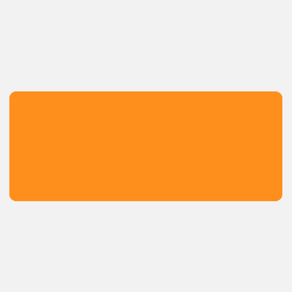 JAM Paper Standard Label Rolls, Rectangle, 2 x 5, Neon Orange, 125 Labels/Roll