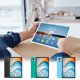 thumbnail image 1 of ¡Descuentos por Doquier!, Tableta PC de 10,1 pulgadas con Android, Bluetooth, 2+16 G, pantalla HD fina, WiFi, 5 G/2,4 G, compatible con tarjeta de memoria extendida de 256 G y comunicación SIM, 1 of 9