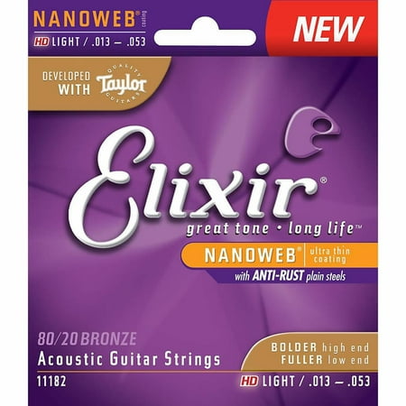 Rare Phosphor Bronze Acoustic Guitar - Elixir Polyweb Phosphor Bronze Hd Light Gauge Acoustic Strings