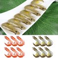 thumbnail image 2 of 6PCS Artificial Food Decorative Simulated Shrimp Shape Food Model Fake Food, 2 of 10