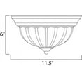 thumbnail image 2 of Maxim 5840 Essentials 11" Wide 1 Light Ceiling Light - Black, 2 of 2