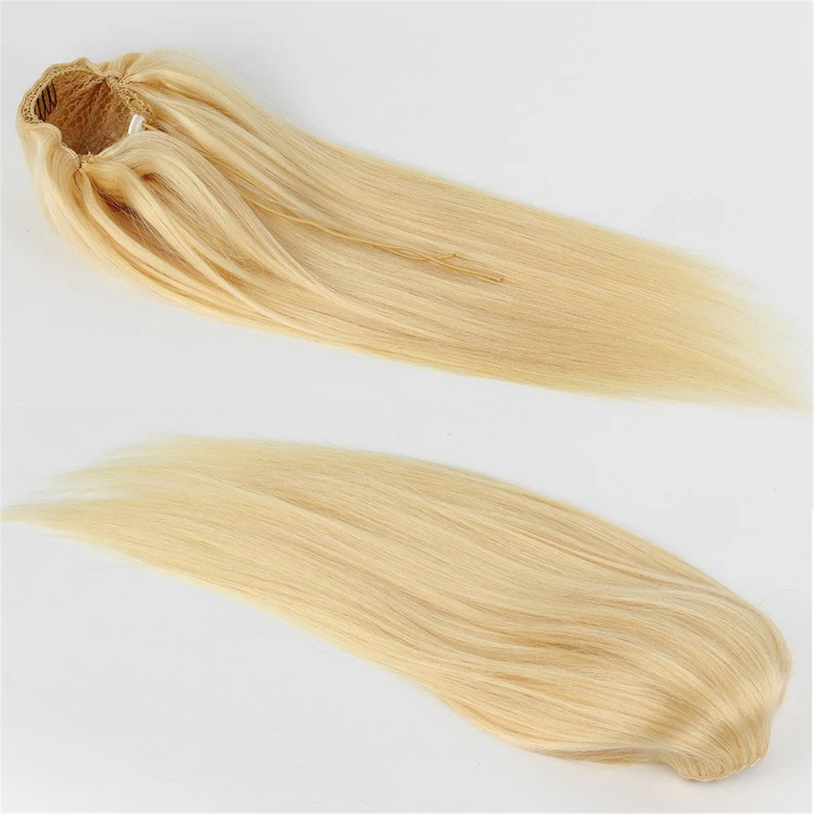 Straight Drawstring Ponytail Clip In Hair Extensions Human Hair Extensions for Women