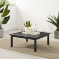 thumbnail image 2 of Crosley Furniture Table Basse Extérieure Moderne en Métal Clark Noir Mat, 2 of 6