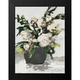 thumbnail image 2 of Slivka, Jane 19x24 Black Modern Framed Museum Art Print Titled - White Potted Roses, 2 of 5