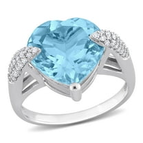Everly Women's Topaz 14k White Gold Ring