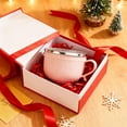 thumbnail image 3 of Christmas 700ml Mug Meals with Lid Set, Soup Mugs with Handles and Lids for Soups, Stews, Coffee Gift Idea. (4 Grey), 3 of 7