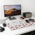 thumbnail image 6 of Salouo Lilies Flowers Print Large Mouse Pad,Extended Mat Desk Pad, 3mm Thick Mice Pad Desk Mat Big Desk Pad for Work, Game, Office, Home -16 x 29.5in, 6 of 8