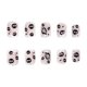thumbnail image 4 of Uñas postizas de Halloween, 24 unidades, diseño de fantasma adorable, puntas blancas, cortas, cuadradas, de cobertura total, acrílicas., 4 of 5