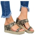 thumbnail image 3 of Sandale Décontractée pour Femmes à Bout Ouvert, Espadrilles à Plateforme Compensée avec Bride Élastique, 3 of 7