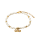 thumbnail image 3 of Pulsera Mujer Perlas Dije Oro 18k LuckyLy Modelo Annie Infinito Blanco, 3 of 6