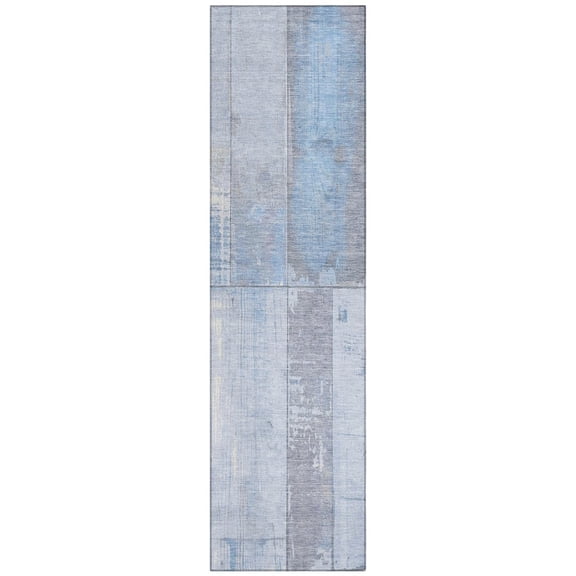 Dalyn Rugs Machine Washable Indoor/Outdoor Chantille Sky 2'3" x 7'6" Runner Rug