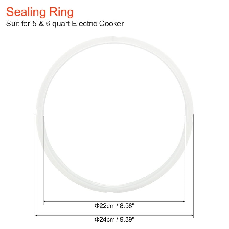 5 Sets Universal Electric Cooker Silicone Sealing Ring Gaskets - Replacement Parts For Kitchen Appliances 6 thumbnail image