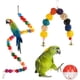 thumbnail image 5 of 15 paquetes de juguetes de loro pájaro, juguetes para pájaros, juguetes de columpio de loro Afortunado Sencillez, 5 of 5